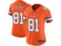 Limited Women's Tim Patrick Denver Broncos Nike Color Rush Vapor Untouchable Jersey - Orange