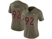 Limited Women's Zach Kerr Denver Broncos Nike 2017 Salute to Service Jersey - Green