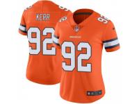 Limited Women's Zach Kerr Denver Broncos Nike Color Rush Vapor Untouchable Jersey - Orange