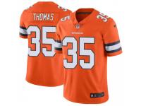 Limited Youth Dymonte Thomas Denver Broncos Nike Color Rush Vapor Untouchable Jersey - Orange