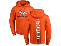 Men #29 Bryce Callahan Orange Football Backer Denver Broncos Pullover Hoodie