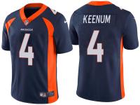 MEN DENVER BRONCOS #4 CASE KEENUM NAVY VAPOR UNTOUCHABLE LIMITED JERSEY