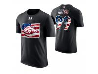 Men Denver Broncos Adam Gotsis #99 Stars and Stripes 2018 Independence Day American Flag T-Shirt