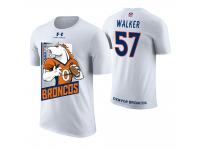 Men Denver Broncos DeMarcus Walker #57 White Cartoon And Comic Artistic Painting T-Shirt