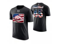 Men Denver Broncos Gary Zimmerman #65 Stars and Stripes 2018 Independence Day American Flag Retired Player T-Shirt