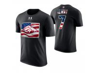 Men Denver Broncos John Elway #7 Stars and Stripes 2018 Independence Day American Flag Retired Player T-Shirt