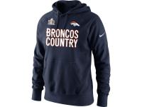 Men Denver Broncos Nike 2015 AFC Conference Champions Country Hoodie - Navy