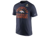 Men Denver Broncos Nike Celebration Property of Super Bowl 50 Champions T-Shirt - Navy