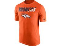 Men Denver Broncos Nike Legend Staff Practice Performance T-Shirt - Orange