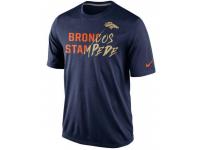 Men Denver Broncos Nike Navy Gold Collection T-Shirt