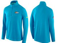 Men Denver Broncos Nike Pullover Hoodie - Skyblue