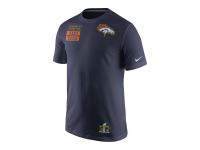 Men Denver Broncos Nike Super Bowl 50 Champions 3-Time Champs T-Shirt - Navy