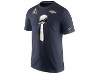 Men Denver Broncos Nike Super Bowl 50 Champions Celebration Open T-Shirt - Navy