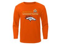 Men Denver Broncos Preschool Super Bowl 50 Champions Stacker Long Sleeve T-Shirt - Orange