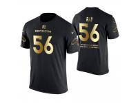 Men Denver Broncos Shane Ray #56 Metall Dark Golden Special Limited Edition With Message T-Shirt