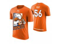 Men Denver Broncos Shane Ray #56 Orange Cartoon And Comic Artistic Painting T-Shirt