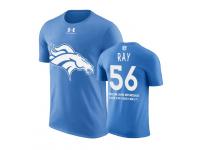 Men Denver Broncos Shane Ray #56 Powder Blue Father Day Gift With Message T-Shirt