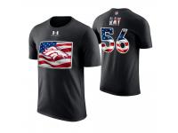 Men Denver Broncos Shane Ray #56 Stars and Stripes 2018 Independence Day American Flag T-Shirt