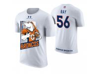 Men Denver Broncos Shane Ray #56 White Cartoon And Comic Artistic Painting T-Shirt