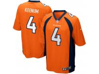 Men Game Case Keenum #4 Nike Orange Home Jersey - NFL Denver Broncos