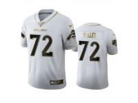 Men Garett Bolles Broncos White 100th Season Golden Edition Jersey