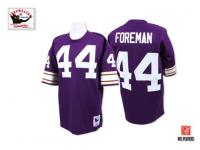 Men NFL Minnesota Vikings #44 Chuck Foreman Throwback Home Purple Mitchell and Ness Jersey