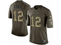 Men Nike Denver Broncos #12 Paxton Lynch Green Men's Stitched NFL Limited Salute To Service Jersey