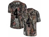 Men Nike Denver Broncos #4 Case Keenum Limited Camo Rush Realtree NFL Jersey