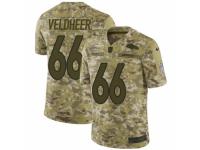 Men Nike Denver Broncos #66 Jared Veldheer Limited Camo 2018 Salute to Service NFL Jersey