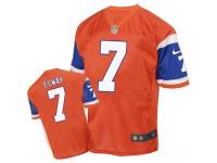 Men NIke Denver Broncos #7 John Elway Game Orange Jersey