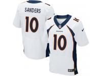 Men Nike NFL Denver Broncos #10 Emmanuel Sanders Authentic Elite Road White Jersey