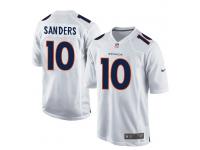 Men Nike NFL Denver Broncos #10 Emmanuel Sanders Game White Jersey