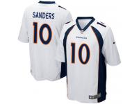 Men Nike NFL Denver Broncos #10 Emmanuel Sanders Road White Game Jersey