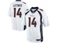 Men Nike NFL Denver Broncos #14 Cody Latimer Road White Limited Jersey