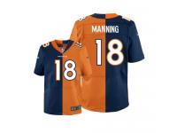 Men Nike NFL Denver Broncos #18 Peyton Manning Team Two Tone Limited Jersey