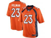 Men Nike NFL Denver Broncos #23 Ronnie Hillman Home Orange Limited Jersey