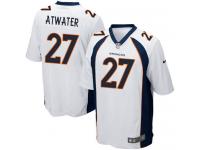 Men Nike NFL Denver Broncos #27 Steve Atwater Road White Game Jersey