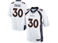 Men Nike NFL Denver Broncos #30 Terrell Davis Road White Limited Jersey