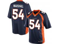 Men Nike NFL Denver Broncos #54 Brandon Marshall Navy Blue Limited Jersey