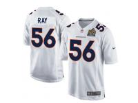 Men Nike NFL Denver Broncos #56 Shane Ray Super Bowl 50 Game White Jersey