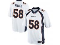 Men Nike NFL Denver Broncos #58 Von Miller Road White Limited Jersey