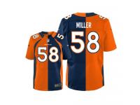 Men Nike NFL Denver Broncos #58 Von Miller Team Two Tone Limited Jersey