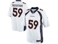 Men Nike NFL Denver Broncos #59 Danny Trevathan Road White Limited Jersey