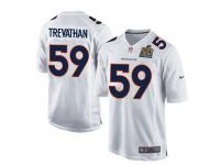 Men Nike NFL Denver Broncos #59 Danny Trevathan Super Bowl 50 Game White Jersey