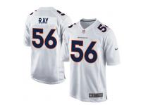 Men Nike NFL Denver Broncos #65 Louis Vasquez Game White Jersey