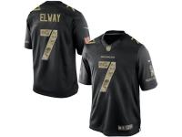 Men Nike NFL Denver Broncos #7 John Elway Black Salute to Service Limited Jersey