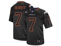 Men Nike NFL Denver Broncos #7 John Elway Lights Out Black Limited Jersey