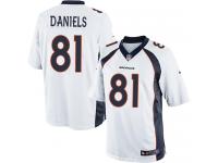 Men Nike NFL Denver Broncos #81 Owen Daniels Road White Limited Jersey