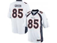 Men Nike NFL Denver Broncos #85 Virgil Green Road White Limited Jersey