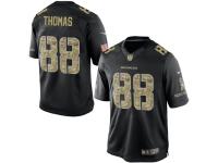 Men Nike NFL Denver Broncos #88 Demaryius Thomas Black Salute to Service Limited Jersey